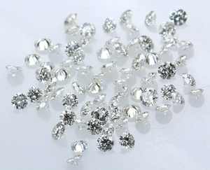 Diamantes sueltos redondos de corte brillante, color GH natural, 2.10-3.50mm, claridad SI1, para anillos y fabricación de joyería fina, venta al por mayor. - Product Image 2