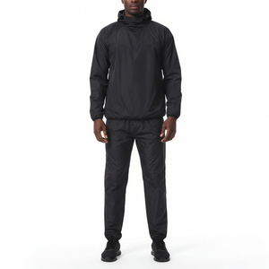 Custom Design Sauna Suit OEM Nylon Fabric Waterproof Sweat Suit Fitness <b>Training</b> <b>Weight</b> Loss Manufacturer Worldwide - Product Image 6