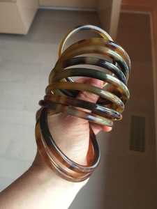 Brazalete Circular de Cuerno de Búfalo Pulido, Estilo Animal, Ecológico y Natural, Joyería de Cuerno de Búfalo, Artesanía Atemporal - Product Image 4