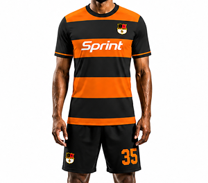 Vêtements de football multicolores, respirants et à séchage rapide, uniformes de football personnalisés pour hommes, vente en gros de Jersey De Soccer - Product Image 2