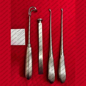 Juego de instrumentos ortopédicos veterinarios más vendidos, juego de 4 piezas, kit de cirugía animal, juego de herramientas quirúrgicas veterinarias de acero inoxidable, CE - Product Image 1