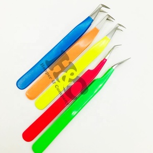 Pinzas de visón Pinzas de extensión de pestañas de acero inoxidable personalizadas con logotipo de etiqueta privada Embalaje de extensión de pestañas sostenible - Product Image 5