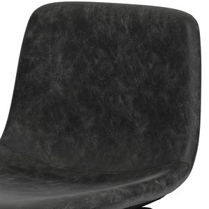 Jolie angosciata carboncino grigio sgabello da Bar Set di 2 - Product Image 6