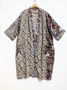 Kimono de algodón para damas de honor, kimono largo de algodón, novedad - Product Image 3