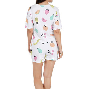 New Arrival Summer Slim Fit Women T Shirt and Shorts <b>Sets</b> Quick Dry 100% Cotton Women's T Shirt and Shorts <b>Set</b> - Product Image 2