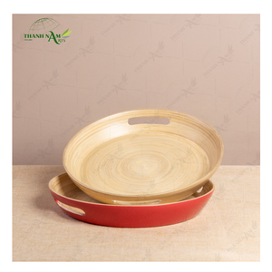Modern <b>Large</b> Lacquered <b>Serving</b> <b>Tray</b> Durable Recyclable Easy Clean Food-Safe for Kitchen Living Room Coffee Table Decor - Product Image 1
