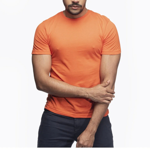 T-shirt décontracté à manches courtes et col rond pour homme, 100 % coton molletonné, couleur personnalisable, coupe classique, haute qualité – Meilleures ventes Vital Fashion - Product Image 5
