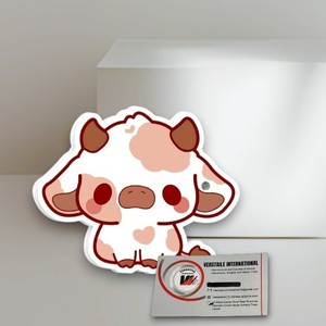 Tuiles magnétiques en acrylique personnalisables de haute qualité pour extensions de cils, motifs Vache, Amour, Fleur, Papillon, Cœur, écologiques, marque privée - Product Image 5