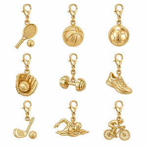Manufacturer Metal Sneaker Jewelry Custom <b>Initial</b> Letter Shoelace Charms <b>Pendant</b> Wholesale - Product Image 3