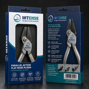 Alicates Profesionales de Punta Plana de Acción Paralela, Acero Inoxidable, para Joyería, Doblado de Alambre, Herramienta Manual de Precisión - Product Image 6