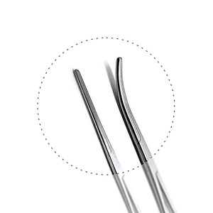 Pinces manuelles droites et courbées à trois verrous en acier inoxydable, sur mesure, nouveau design, classe I, instruments chirurgicaux à durée de vie de 3 ans - Product Image 3