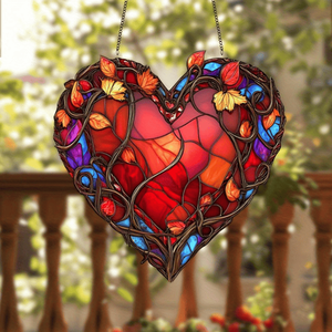 CIFbuy Acchiappasole a Cuore in Acrilico Vibrante da 7,87 Pollici, Decorazione in Cristallo per Giardino, Balcone, Casa, TikTok per Servizio Ritiro Temu - Product Image 3