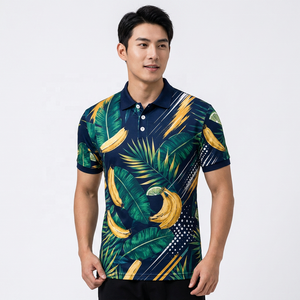 Camisa Polo Casual de Golf para Hombre, 100% Algodón, Transpirable, Manga Corta, con Botones, Ropa de Playa, Moda de Verano - Product Image 5