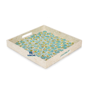 Bandeja de Nácar de Lujo para Servir, Fabricada por OEM, para Proyectos Hoteleros - Product Image 1