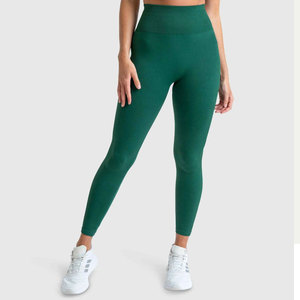 Women's Econex Sports High Waist <b>Leggings</b> Solid Full Length Belly Support Reflective Seamless Elastic Waist <b>Pockets</b> All-Day - Product Image 1