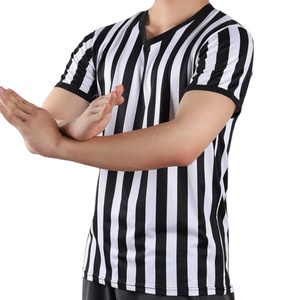 Chemise d'arbitre personnalisée par sublimation à bas quantité minimale de commande en polyester de haute qualité chemises et hauts uniformes d'entraînement de football - Product Image 1
