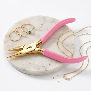 Hot Selling Chain Nose <b>Pliers</b> Jewelry Beading Wire Bending <b>Tool</b> PVC Grip for Custom Logo Available Factory Direct <b>Multi</b> Colors - Product Image 1