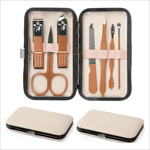 Juego de 24 Piezas de Cortaúñas de Acero Inoxidable Práctico en Oferta, Herramientas de Manicura Negras para Cuidado Personal y Belleza - Product Image 3