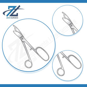 Tijeras de Yeso Manuales de Alta Calidad para Hombres, 240 mm, Acero Inoxidable Quirúrgico, Certificación CE, Instrumentos Reutilizables, Hechas en Pakistán - Product Image 4