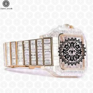 Montre de luxe en acier inoxydable Charm Jewells, design Mandala, analogique, mécanique, unisexe, montre de mode, cadran de 30 mm, 10 bars d'étanchéité - Product Image 2