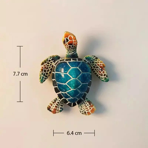 Figura de Tortuga Marina de Resina Pintada a Mano de Alta Calidad, Diseño Costero, Adorno de Animal Marino, Recuerdo Náutico, Decoración para el Hogar, Regalo - Product Image 4