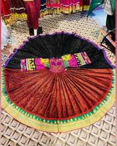 ชุดสูท kuchi ชุดเดรสปากีสถานชนเผ่าวินเทจสไตล์วินเทจผ้าไหมหลากสีสำหรับปาร์ตี้ - Product Image 3