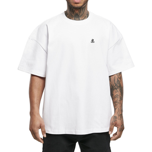 T-shirts personnalisables pour hommes, 220 GSM, délavés à l'acide, style streetwear vintage, grammage lourd, coupe oversize, grandes tailles, design uni, épaules tombantes - Product Image 4