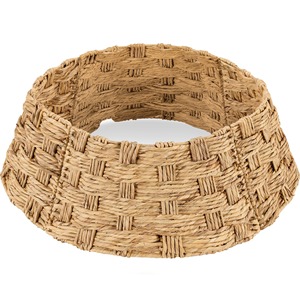 Wicker Christmas Tree Collar <b>Skirt</b> Rattan Xmas Tree Basket Ring Base Wholesaler Seagrass Water Hyacinth Xmas Tree <b>Skirt</b> - Product Image 4