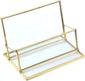 Business Card Holder <b>Stand</b> <b>Desktop</b> Organizer Storage Box for Office Reception Desk Display - Product Image 1