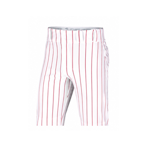 Pantalon de baseball unisexe à rayures fines, personnalisé pour l'entraînement au frappeur, uniforme d'équipe de baseball et softball, respirant et à séchage rapide, 100% coton - Product Image 4