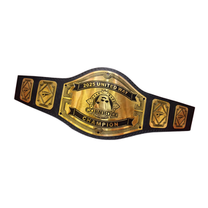 Cinturón de Campeón del Torneo de Cornhole United Way 2025, Cinturón Deportivo Personalizable de Primera Calidad, Diseño de Alta Calidad - Product Image 6