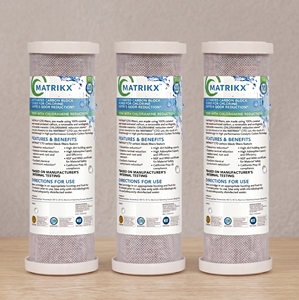 Filtre à eau de qualité supérieure, norme de sécurité commerciale, charbon actif importé d'origine, haute efficacité, pour systèmes de recharge de filtres à eau - Product Image 1