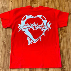 เสื้อยืดพรีเมียมไซส์ใหญ่พิเศษสำหรับผู้ชาย พิมพ์ลายโลโก้ได้ตามต้องการ สไตล์สตรีทแวร์ ทรงโอเวอร์ไซส์ สีขาว เสื้อยืดพิมพ์ลายสำหรับผู้ชาย - Product Image 2