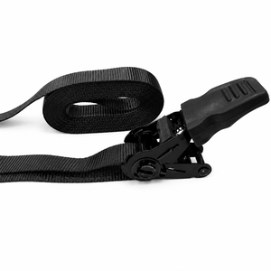 Correa de Amarre con Trinquete de 25 mm, Cinta de Poliéster de Alta Tenacidad, Resistencia a la Rotura de 800 kg, Ganchos J/S, Certificación CE, para Carga Pesada - Product Image 6