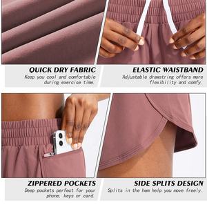 Lightweight Breathable Cotton High Elasticity Girls Sports Wear Comfortable Running Gym Shorts Basic comfort <b>Elastic</b> Waistband - Product Image 4