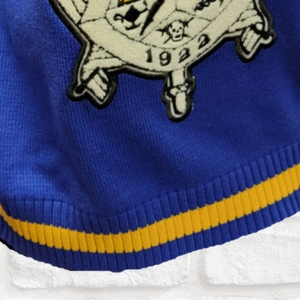 Custom Sigma Gamma Rho Women Chenille V Neck Varsity Sweater Embroidered Greek Letter Sorority Knit Pullover College Fashion - Product Image 6