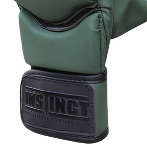 Wholesale Design Custom Logo Adult MMA Half Finger PU Leather Open Thumb Training <b>Gloves</b> for Boxing and Martial Arts - Product Image 4