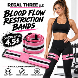 Bandas de Flujo Sanguíneo BFR para Entrenamiento Físico, Correas de Bíceps para Ejercicios Musculares, Bandas de Compresión BFR Profesionales para Entrenamiento de Flujo Sanguíneo, Unisex - Product Image 1