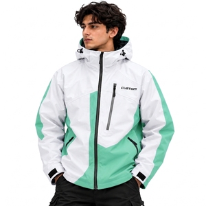 Chaqueta de nailon ligera para hombre, repelente al agua, cortavientos, con cierre frontal, para correr, entrenar y viajar al aire libre - Product Image 5