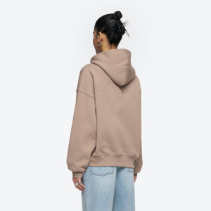 Meilleurs sweats à capuche oversize pour femmes, style streetwear hiver, qualité OEM, vente en gros, 100% coton molletonné respirant, col à capuche uni - Product Image 4