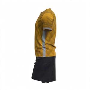 STAR SPEED SU-06 Ensemble de yoga personnalisé écologique, respirant, imperméable, à séchage rapide et coupe-vent, avec soutien-gorge de sport push-up pour femme grande taille et haut de sport à col rond - Product Image 6