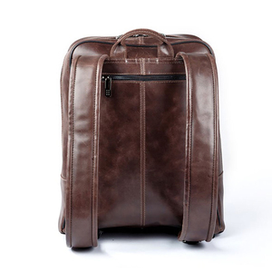 Mochila Unisex de Cuero Genuino con Múltiples Bolsillos, Diseño Elegante, Logotipo Personalizado, Color Impermeable, Capacidad de 20-35L para Uso en Exteriores - Product Image 2
