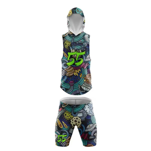 7 On 7 Football Uniform Set American Flag 7on7 Hooded Football Uniforms 7v7 Football <b>Compression</b> Custom Uniforms Cheap Price - Product Image 4
