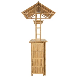 Comptoir de bar en bambou – Mobilier de bar en bambou naturel artisanal pour restaurant, hôtel et usage extérieur - Product Image 5