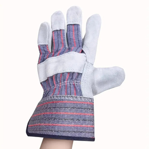 Gants de travail durables en cuir véritable pour hommes et femmes - Conception ergonomique, coutures renforcées, doigts entiers, toutes saisons - Product Image 4
