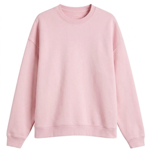 เสื้อสเวตเชิ้ตผู้หญิงทรงโอเวอร์ไซส์ คอเต่า ผ้าฟลีซโพลีเอสเตอร์/คอตตอนถักคุณภาพสูง ทรงหลวม ปรับแต่งได้ตามต้องการ สำหรับฤดูหนาว - Product Image 1
