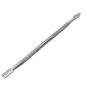 Double End Cuticle Pusher Stainless Steel Nail Grooming <b>Tool</b> For Manicure And <b>Pedicure</b> Services - Product Image 1
