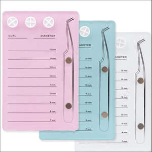 Palette de cils de luxe à design personnalisé en gros, Organisateur de cils en acrylique Pure View de qualité supérieure, Plateau à cils avec poignée en velours - Product Image 1