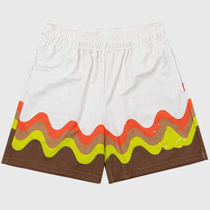 Shorts de sport OEM pour hommes, personnalisés, style urbain, en polyester et élasthanne, confortables, coupe athlétique, coupe-vent, couleur unie - Product Image 4