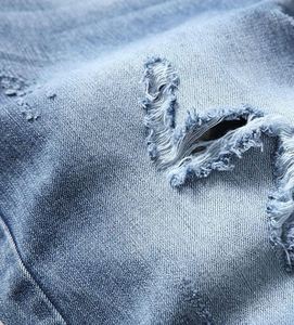 Shorts en jean pour hommes 100% coton, taille élastique, séchage rapide, respirant, mode moderne, confortable, vêtements d'été, commandes en gros - Product Image 5
